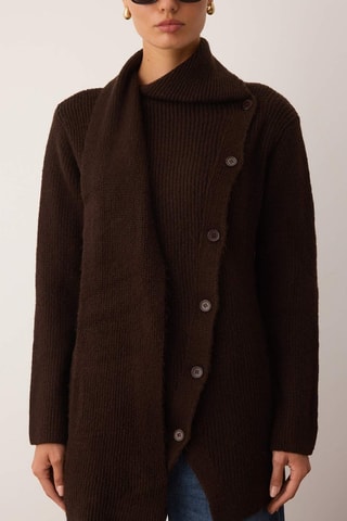 Cardigan - Marrone