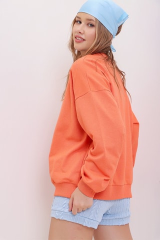 Sweat - Azul - Laranja