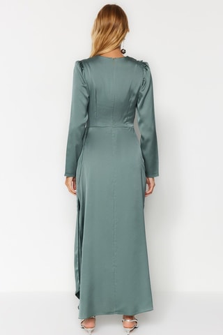 Vestido comprido - Caqui - Caqui