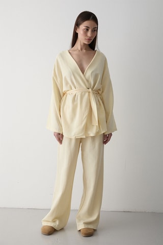 Chemisier et pantalon - Jaune