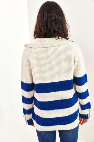 Camisola - Azul - Branco e azul