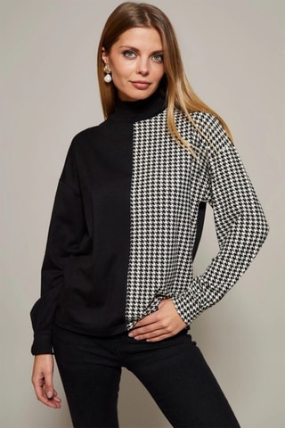 Camisola - Preto - Preto e branco