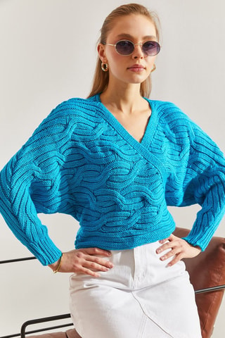 Cardigan - Turchese