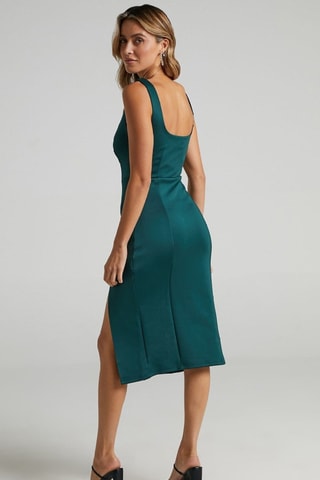 Robe fourreau - Vert