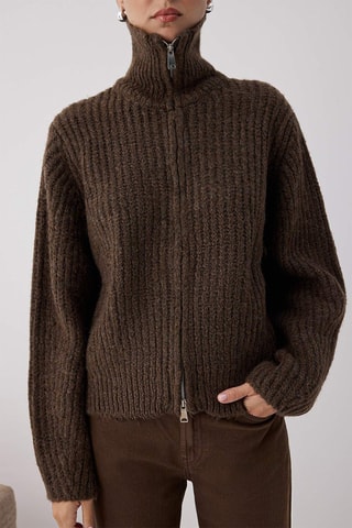 Cardigan - Marrone