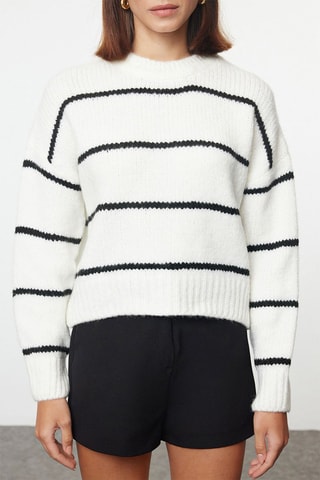 Camisola - Preto e branco