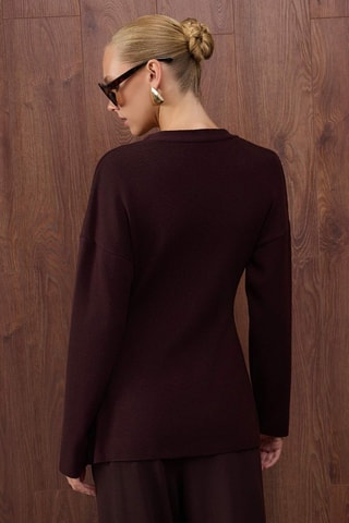Cardigan - Marrone