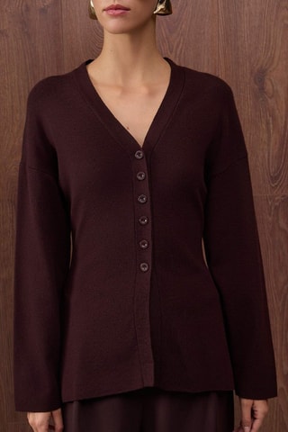 Cardigan - Marrone