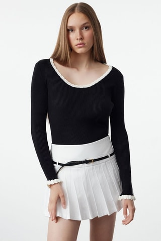 Camisola - Branco e preto
