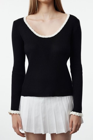 Camisola - Branco e preto