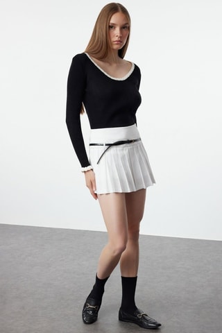 Camisola - Branco e preto