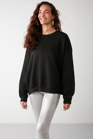 Sweat oversize - Preto - Preto