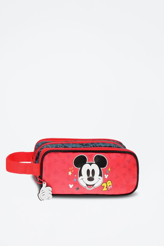 Astuccio Topolino Disney - Rosso e grigio