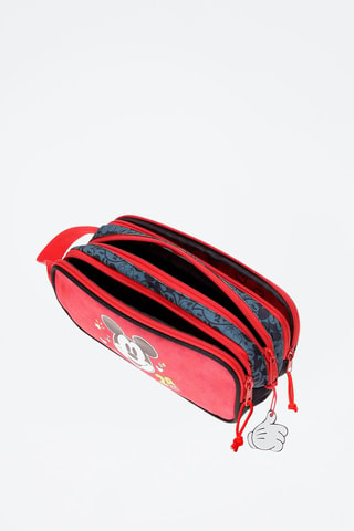 Astuccio Topolino Disney - Rosso e grigio