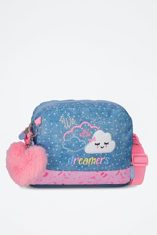 Borsa a tracolla - Blu e rosa