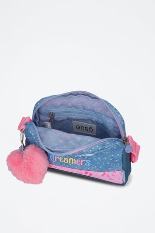 Borsa a tracolla - Blu e rosa