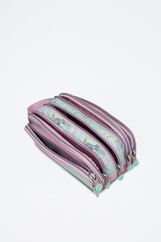 Astuccio - Rosa, verde e viola