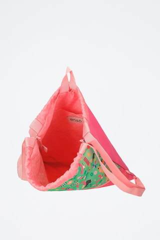 Zaino - Verde e rosa