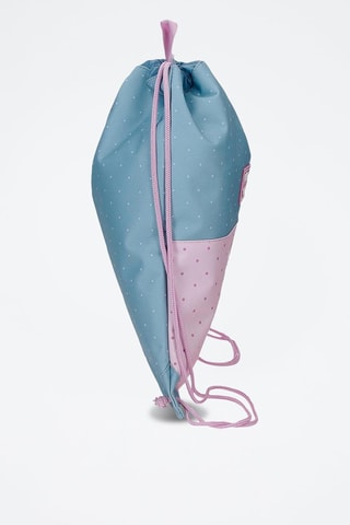 Zaino - Blu, verde e rosa