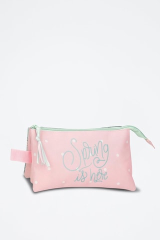 Astuccio - Bianco, verde e rosa