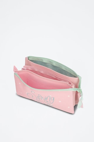 Astuccio - Bianco, verde e rosa