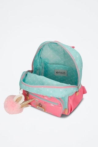 Zaino - Verde e rosa