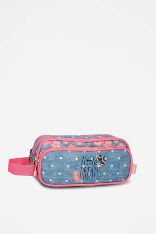Astuccio - Blu e rosa
