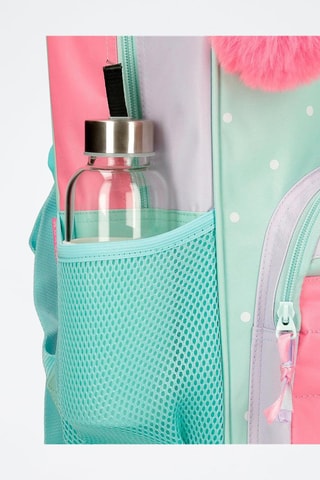 Zaino - Blu, verde e rosa