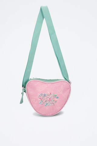 Borsa a tracolla - Rosa, verde e viola