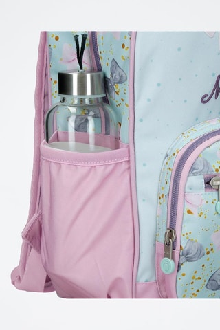 Zaino - Grigio, rosa, verde e viola