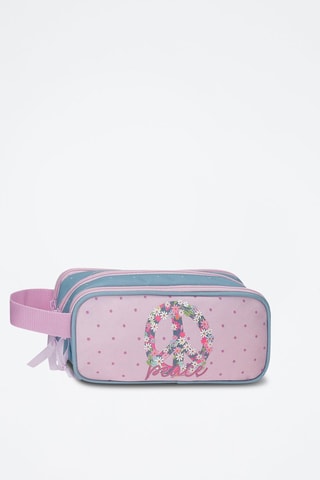 Astuccio - Blu, rosa e verde