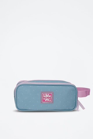 Astuccio - Blu, rosa e verde