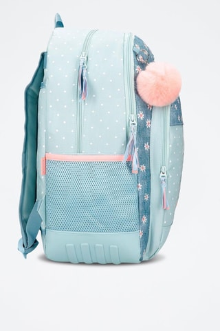 Zaino - Bianco, blu e rosa