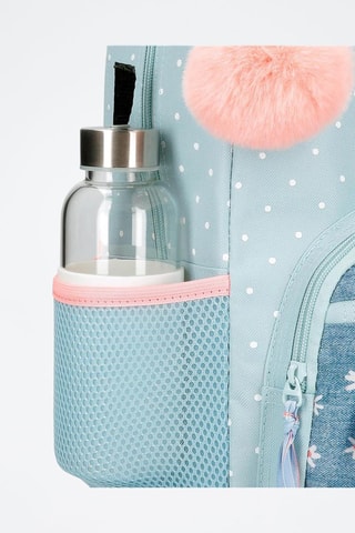 Zaino - Bianco, blu e rosa