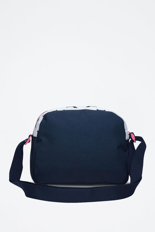 Borsa a tracolla - Bianco, blu, grigio e arancione
