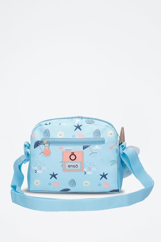 Borsa a tracolla - Blu e rosa