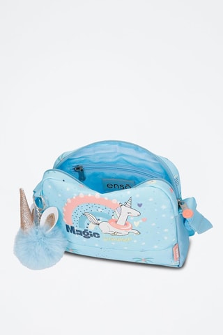 Borsa a tracolla - Blu e rosa