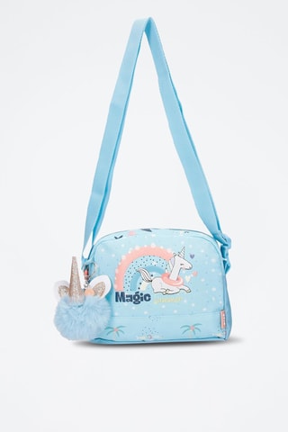 Borsa a tracolla - Blu e rosa