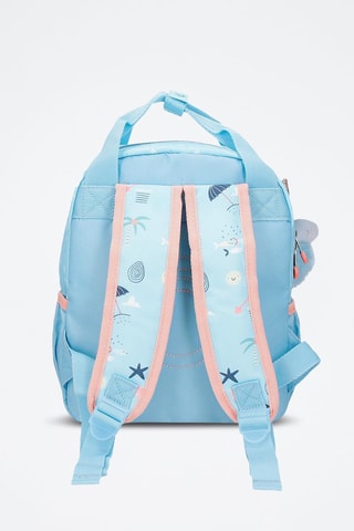 Zaino - Bianco, blu e rosa