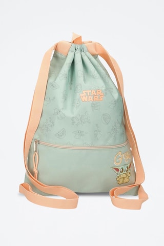 Zaino Baby Yoda The Mandalorian Star Wars - Verde e grigio
