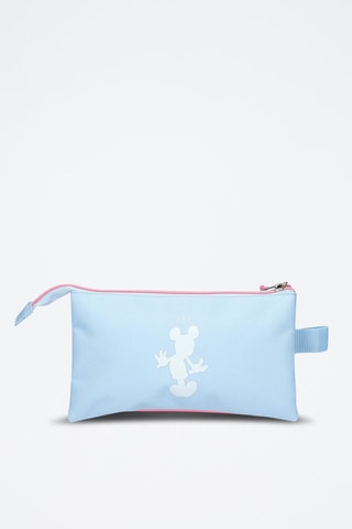 Trousse Topolino Disney - Bianco, blu e rosa
