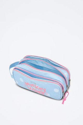 Trousse Topolino Disney - Bianco, blu e rosa