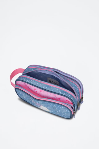 Astuccio - Blu e rosa