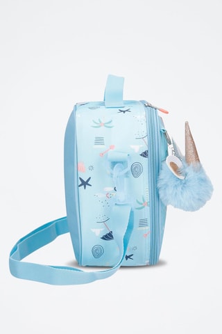 Borsa portapranzo termica - Blu e rosa