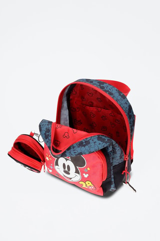 Zaino Topolino Disney - Rosso e grigio