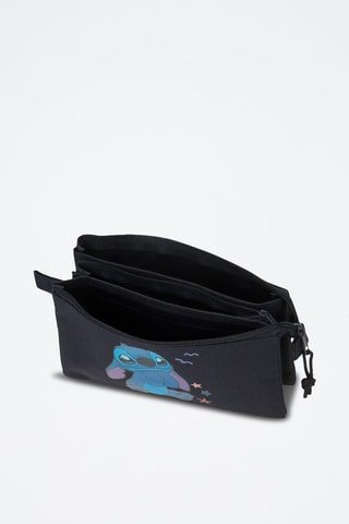 Astuccio Stitch Lilo & Stitch Disney - Blu, nero e rosa