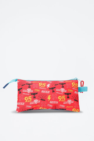 Astuccio Saetta McQueen Cars Disney Pixar - Blu e rosso