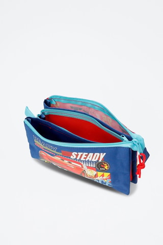 Astuccio Saetta McQueen Cars Disney Pixar - Blu e rosso