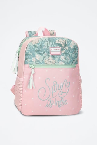 Zaino - Bianco, blu, verde e rosa
