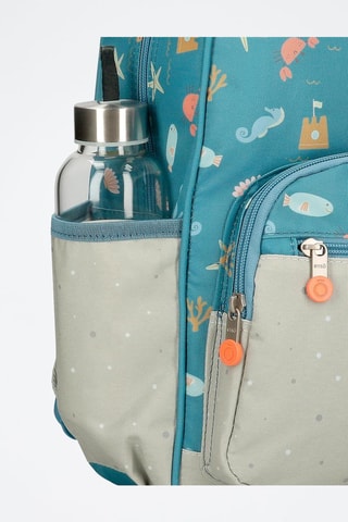 Zaino Mr. Crab - Blu, grigio e arancione